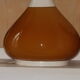 Orange 1960-70 vintage opaline drop lamp