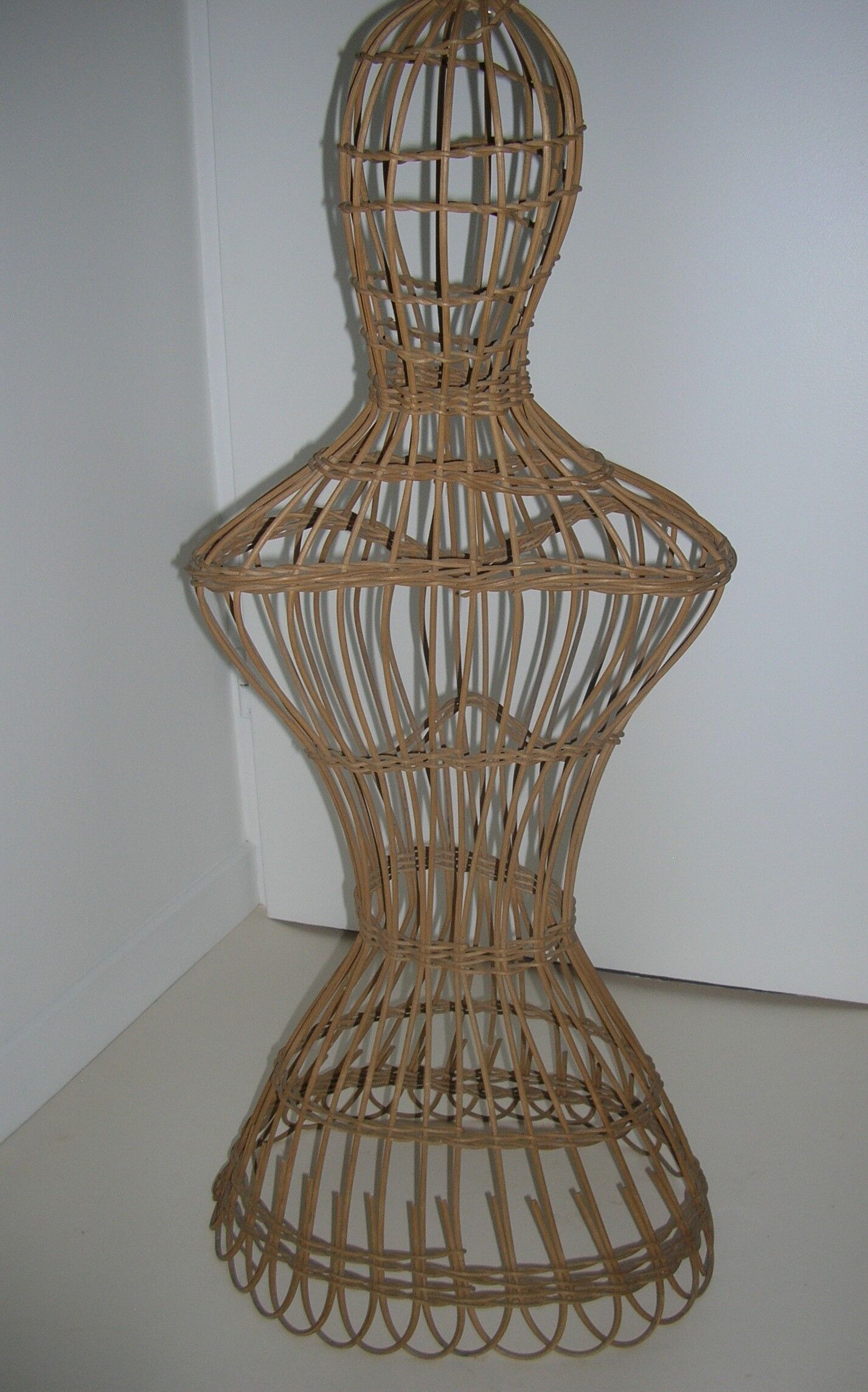 Former mannequin in woman rotin