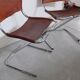 Set of 2 chairs in leather