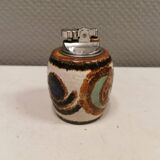 Noomi Backhausen for Søholm table lighter in glazed stoneware. 1960s