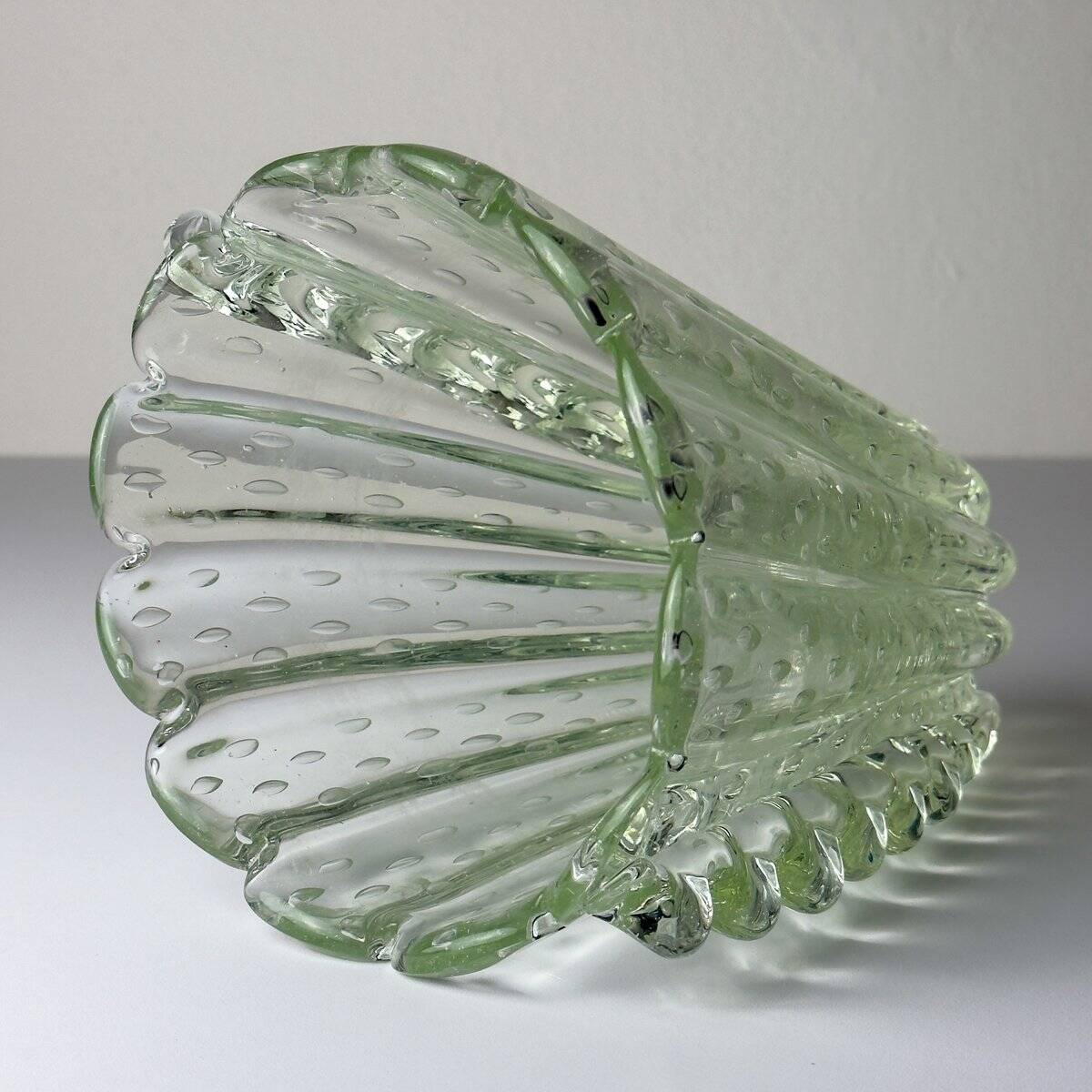 Vintage Murano glass vase by Barovier & Toso, Italy 1930-40s