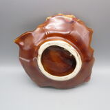 Vintage ceramic leaf shaped cup