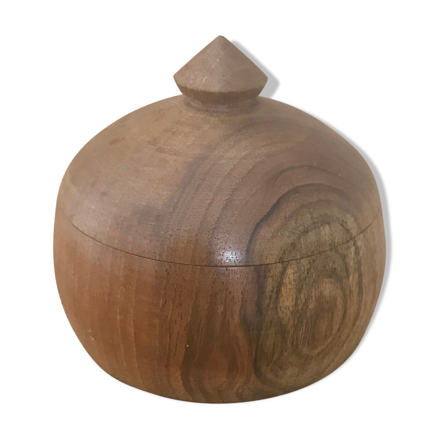 Small wooden box turns