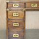 Restored vintage desk Harrods Kennedy military leather