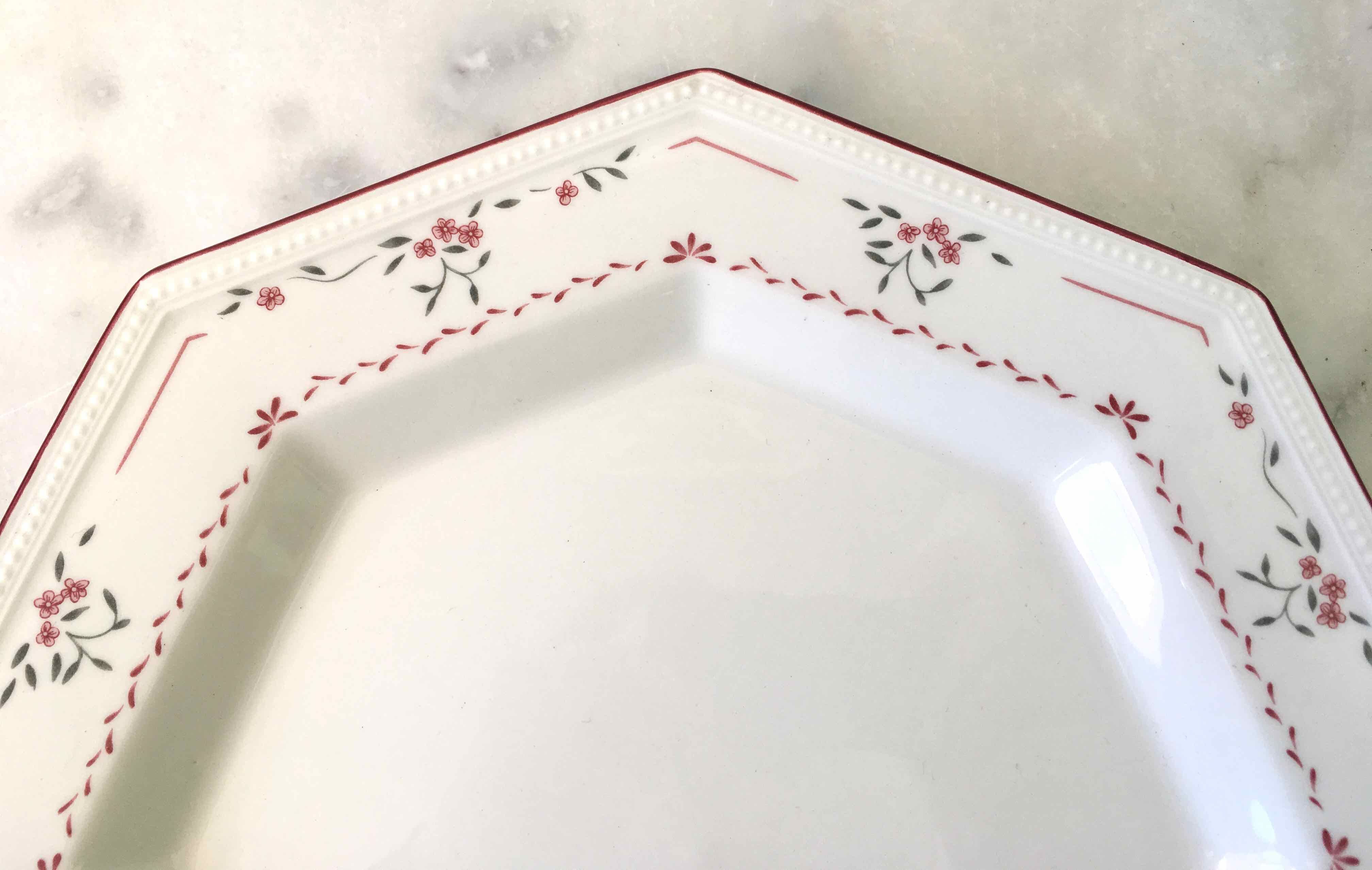 Lot de 6 assiettes anglaises Johnson Brothers