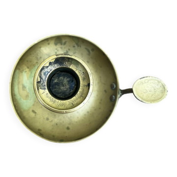 Antique push candle holder
