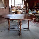 Large round table.