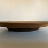 Mid-century modern turntable in solid teak