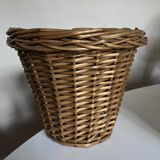 XL wicker planter from basket makers 1960