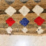 Vintage Moroccan Berber Boujaad rug 343 x 77 cm