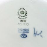 Set of 2 Royal Copenhagen handmade deep plates 'Domino', no. 14925