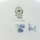 Set of 2 Royal Copenhagen handmade deep plates 'Domino', no. 14925