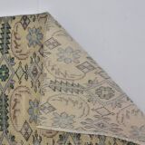 Geometric Vintage Oushak Floor Rug sku 1563