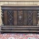 Late 17th century Renaissance oak chest transformed into a sideboard
