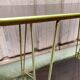 2-tier serving trolley in lacquered rosewood and brass 1960