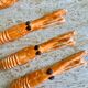 4 ceramic langoustine knife rests