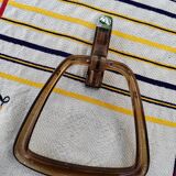 Smoked plexiglass towel rail Grosfillex 70s