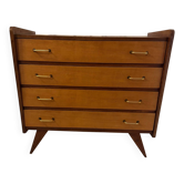 Vintage chest of drawers with tapered legs