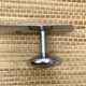 Chrome wall coat rack with 4 hooks, 40s-50s