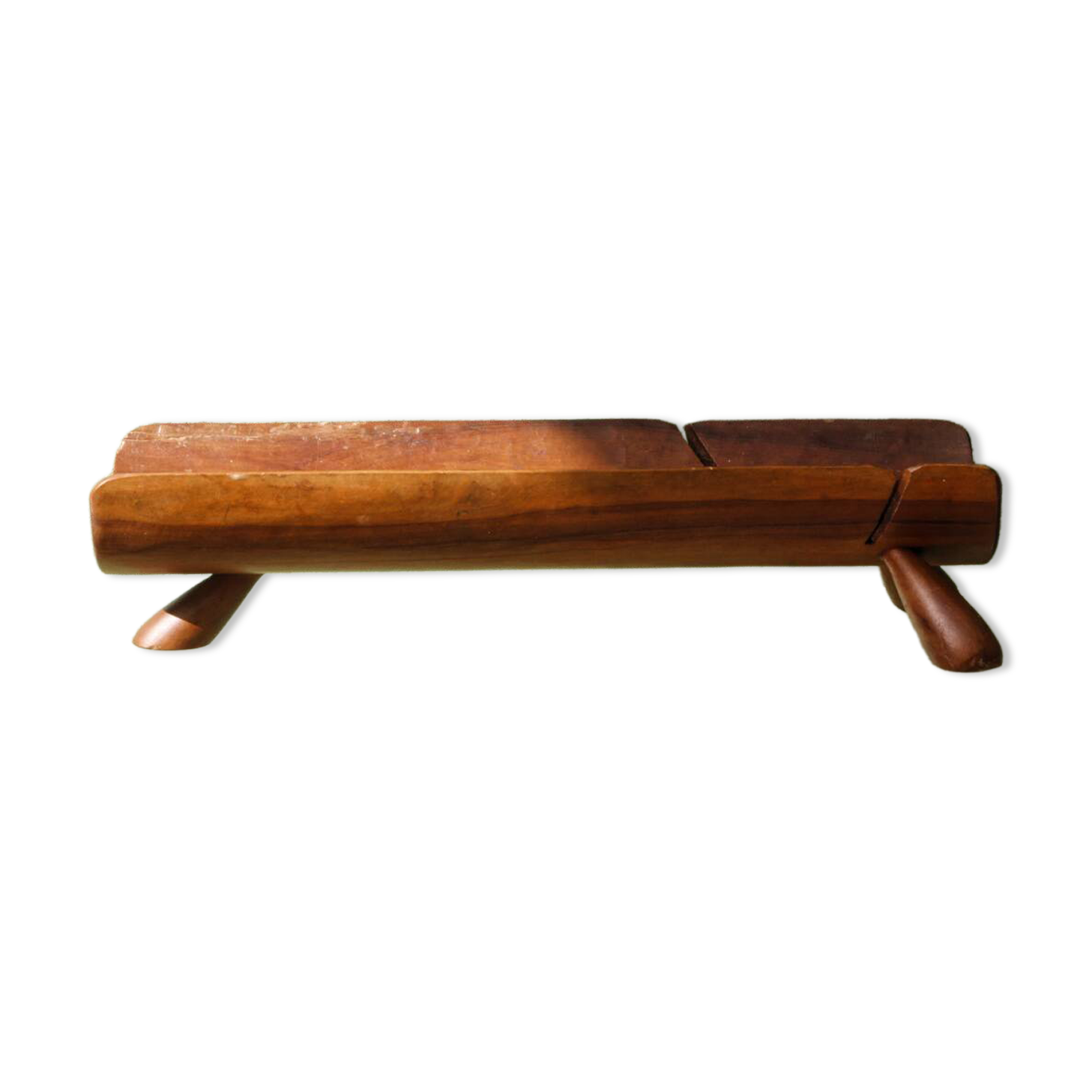 Bread dish, Scandinavian design, 1950s-60s, curved teak.