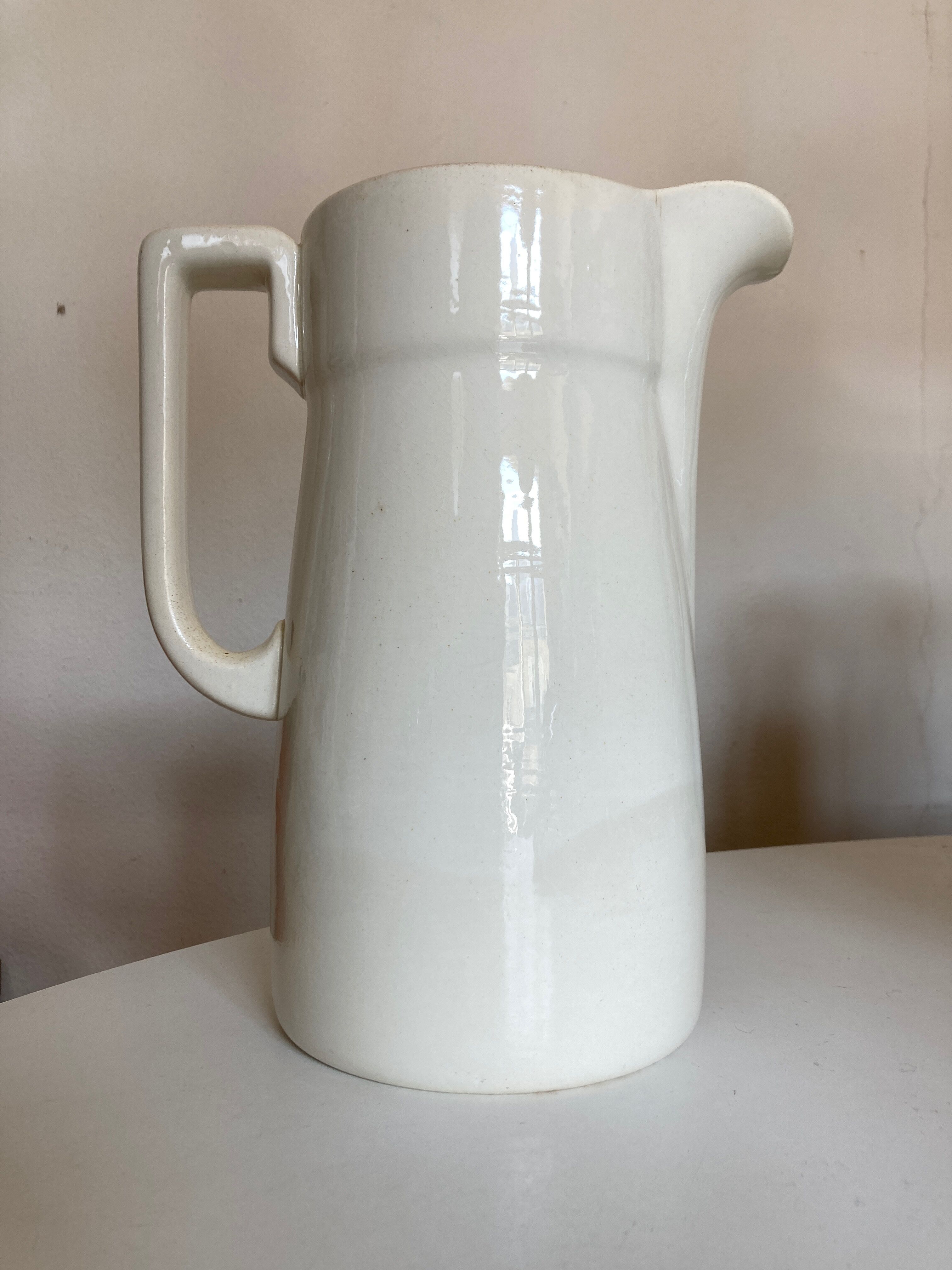 Farm pitcher vase in iron earth Villeroy and Boch XXXL 1930