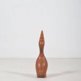 Danish teak pelican statue, 1960s
