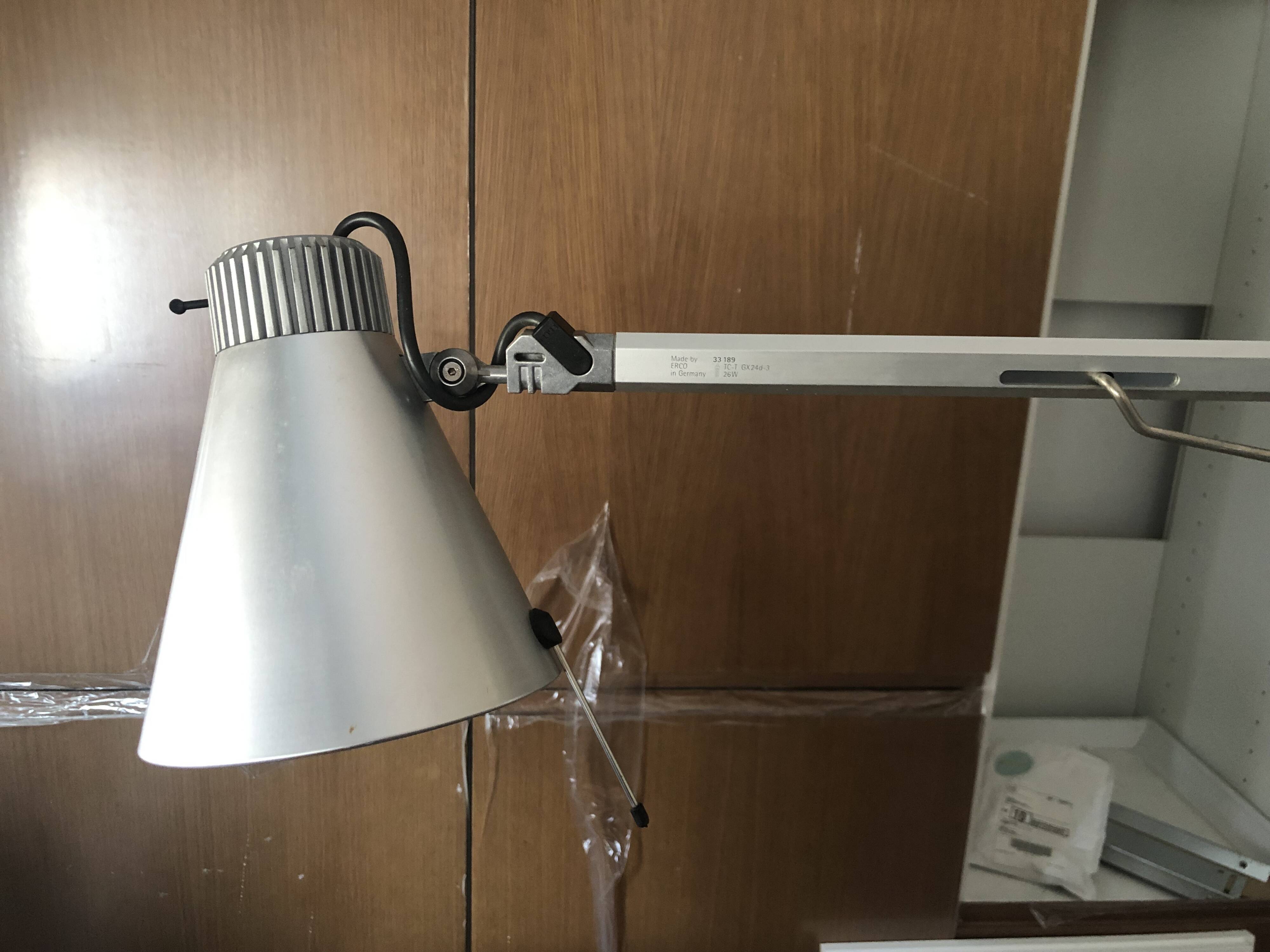 Vintage articulated lamp brand ERCO