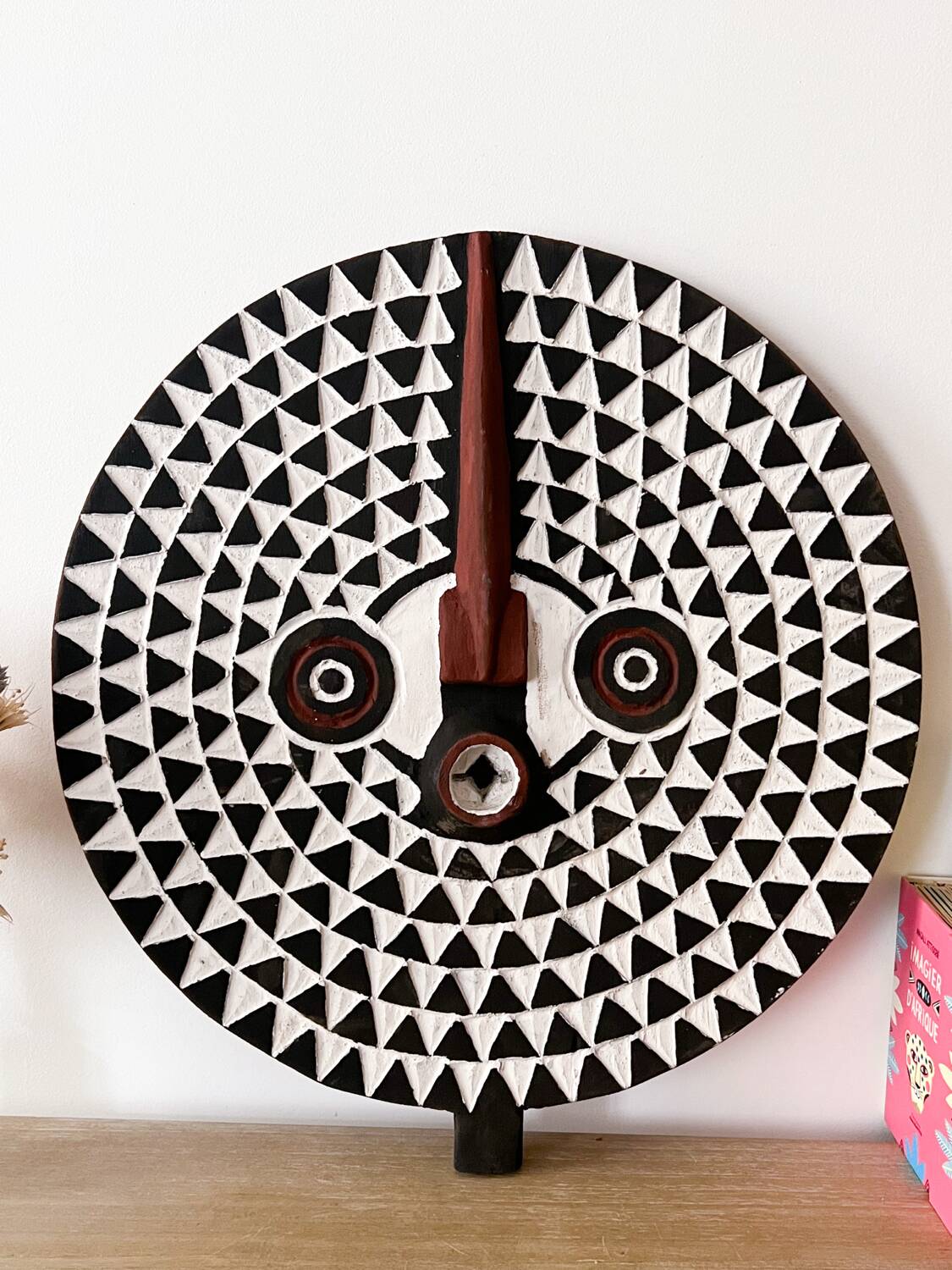 Wooden sun mask (Burkina Faso)