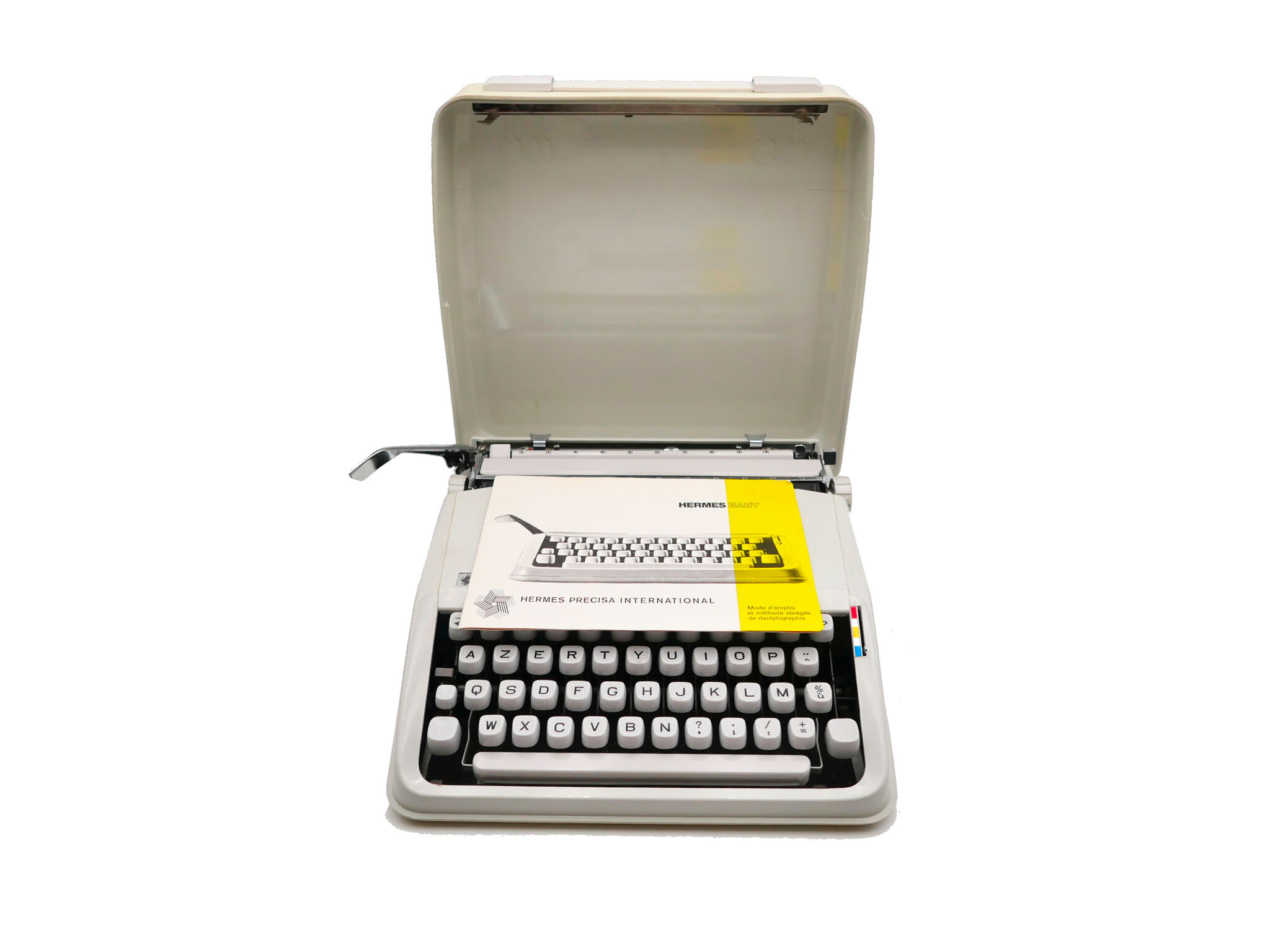 Hermes Baby White Cursive Typewriter Revised Mint Tape Selency