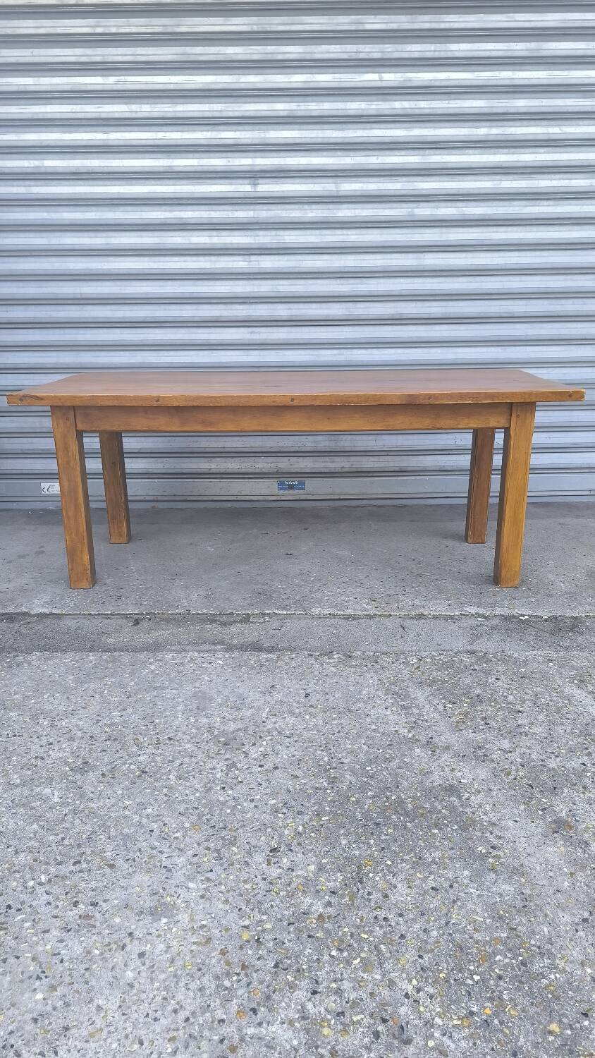 Solid elm farmhouse table 1950