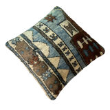 Vintage turkish Kilim cushion cover 40x40cm
