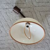 Acrylic half-globe "up and down" pendant light, Scandinavian design from the 1970s