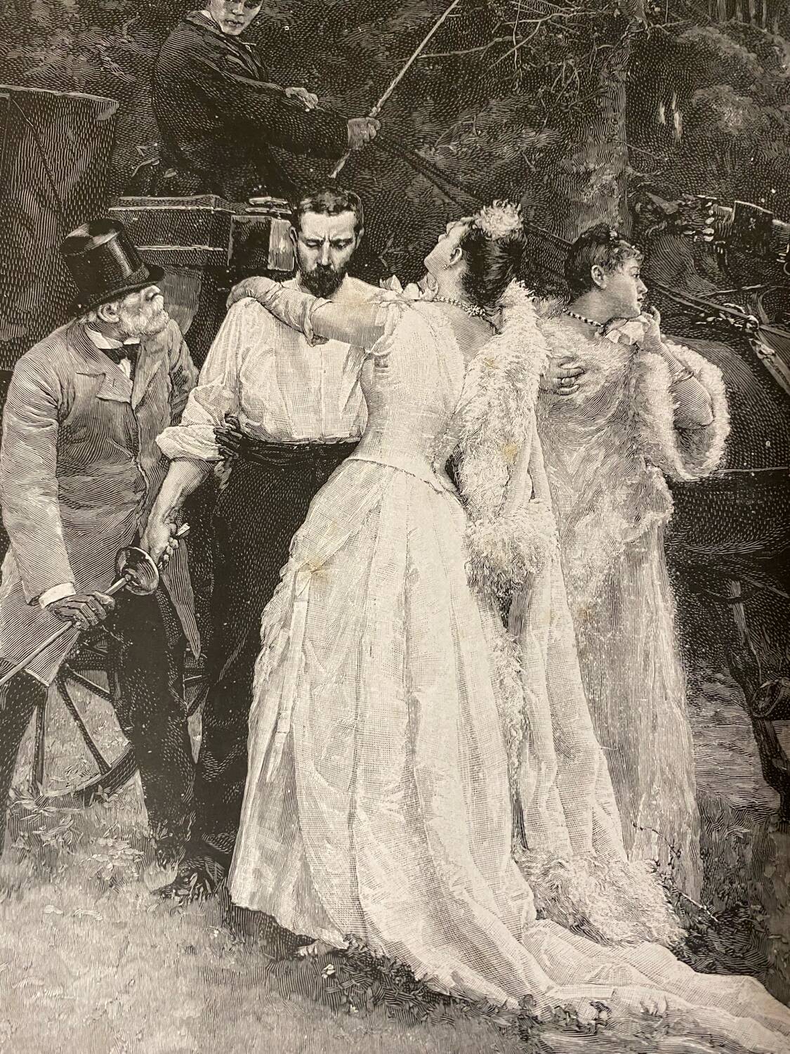 Illustration “The Interrupted Duel”José Garneloalda... 61cmx41cm