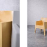 Set of 4 Vintage Mid-Century Modern Atlantide Collection Toy Plastic Chairs