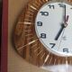 Pendulum clock japy electric 50s formica
