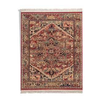 Tapis d'orient rouge 120x150 cm rouge