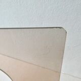 Magazine rack in plexiglas smoked 70s