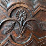 Antique carved wooden cabinet doors, 18th century