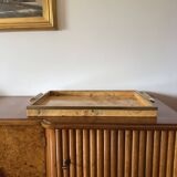 Hollywood Regency Lucite & Brass Picture Frame – In the Manner of Gabriella