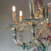 Venetian chandelier Rezzonico in Murano glass, 9 arms of light circa 1920