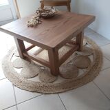 Roxanne raw wood coffee table