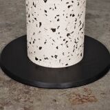 Round table with glass surface