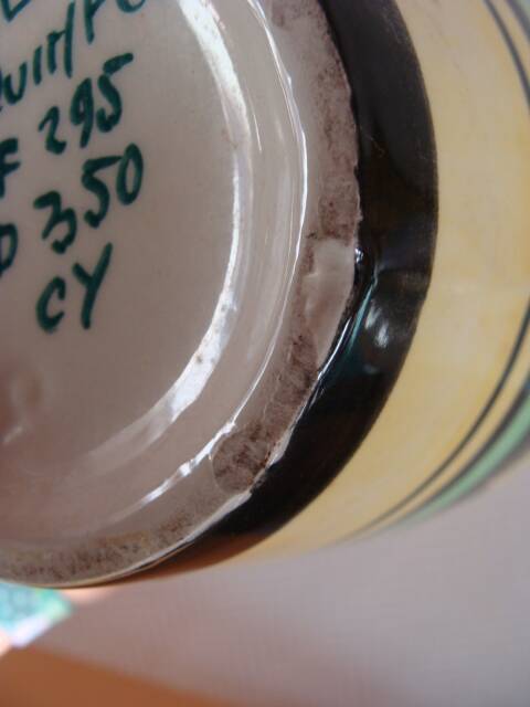 Vintage HB Quimper Breton pitcher