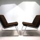 Set of two Drabert chrome lounge chairs by Gerd Lange, 1970