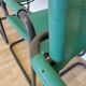 Fauteuils Vintage Mart Stam Style S34 : Cuir Turquoise, Tige Tubulaire Noire