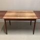 Extendable high table in rosewood "Scandinavian Design" 1950.