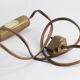 Vintage brass lamp foot