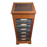 Storage unit, mahogany cardboard box