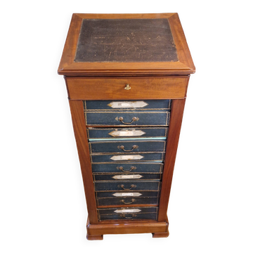 Meuble de rangement, cartonnier en acajou