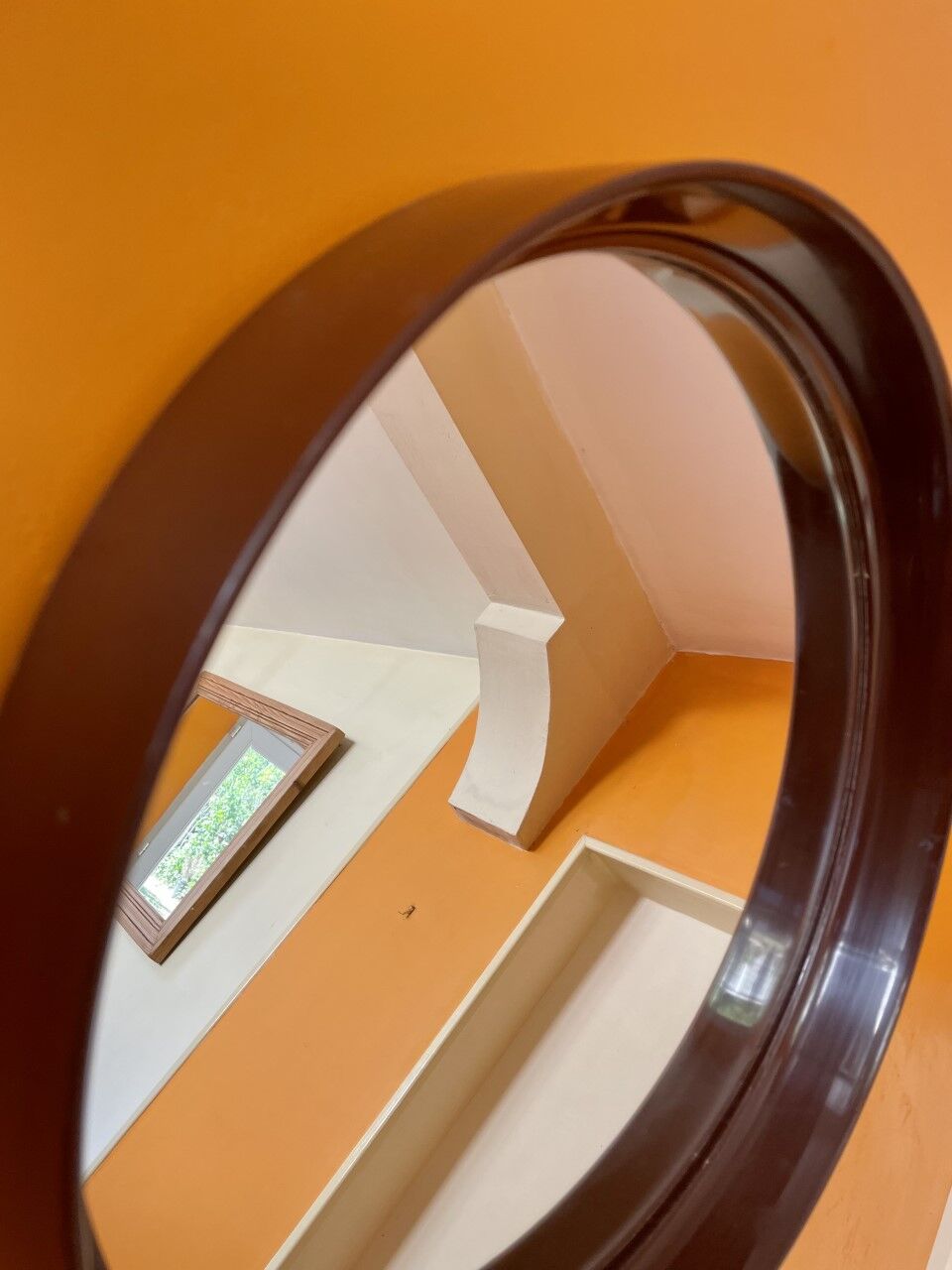 Seventies mirror made in Belgium